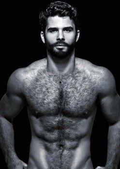 中国男明星长胸毛